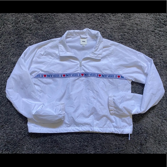 Nwot Vans Pullover Windbreaker Jacket 
